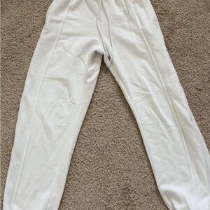 White free people Sweatpants